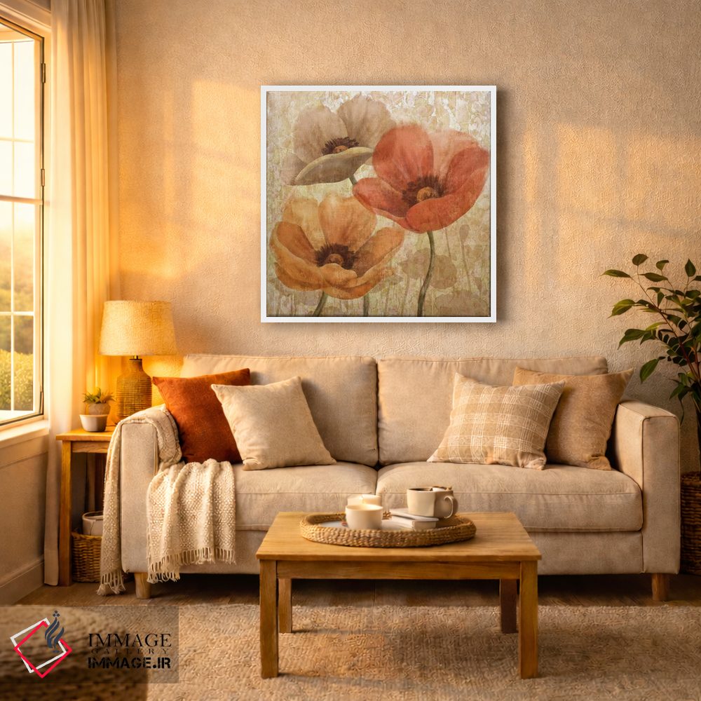 تابلو دکوراتیو جذابیت خشخاش II اثر کنراد ناتسن - D5W