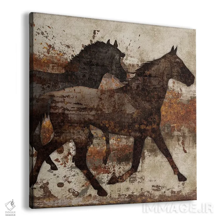 تابلو دکوراتیو آزاد دویدن I اثر کنراد ناتسن - نمای پرسپکتیو محصول