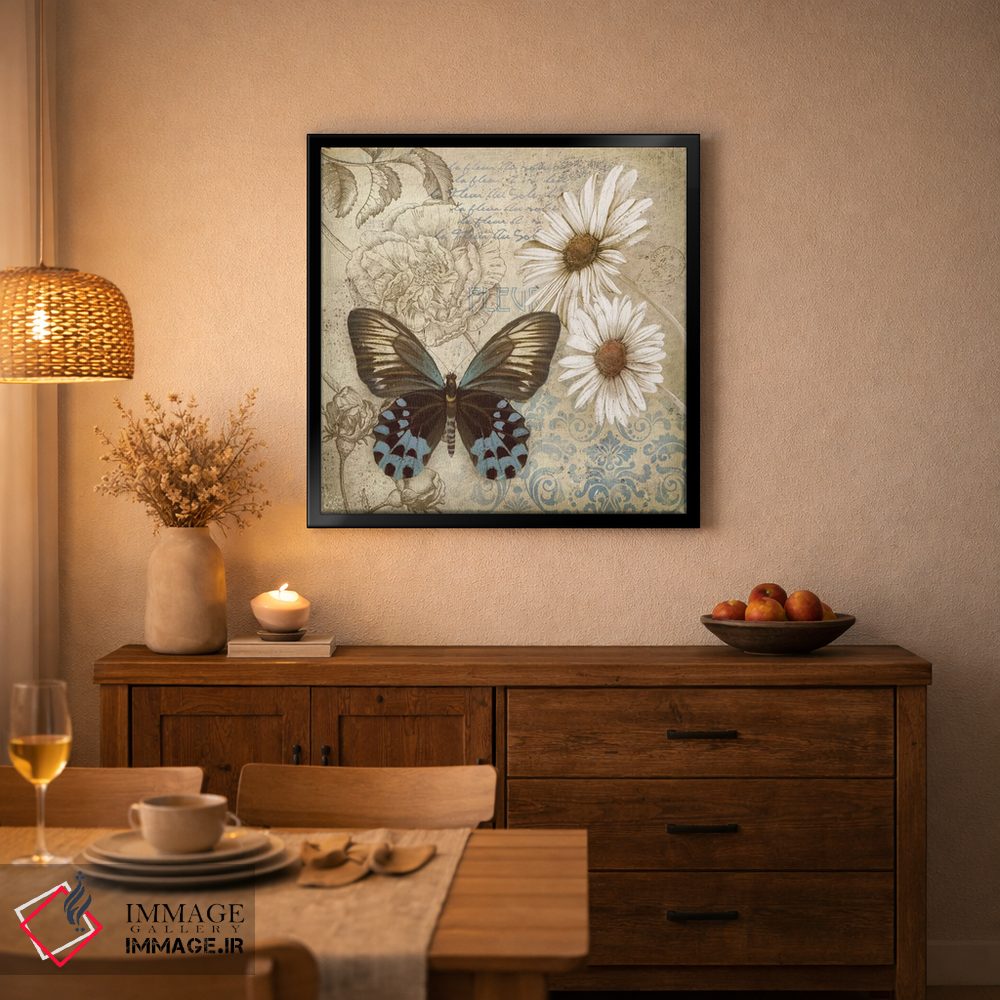 تابلو دکوراتیو باغ پروانه I اثر کنراد ناتسن - D3B
