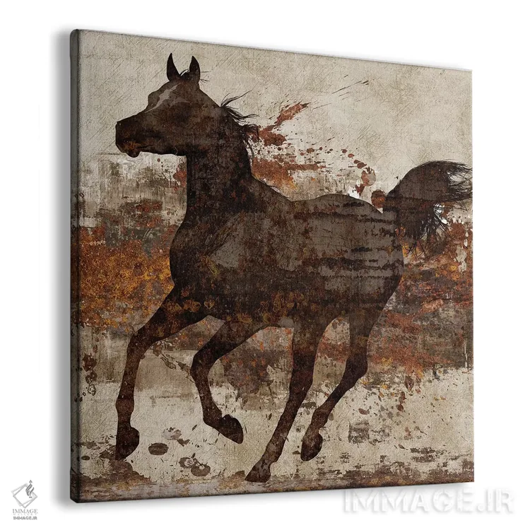 تابلو دکوراتیو آزاد دویدن II اثر کنراد ناتسن - نمای پرسپکتیو محصول