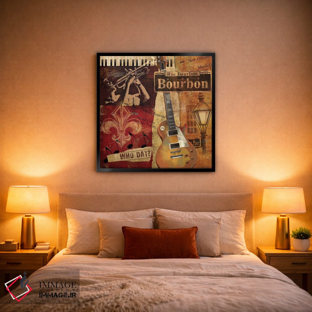 تابلو دکوراتیو خیابان بوربون اثر کنراد ناتسن - D1B