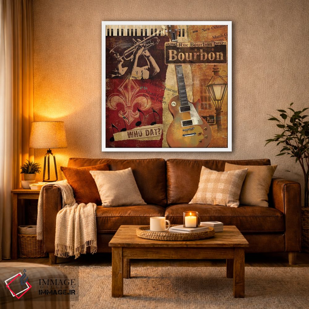 تابلو دکوراتیو خیابان بوربون اثر کنراد ناتسن - D2W