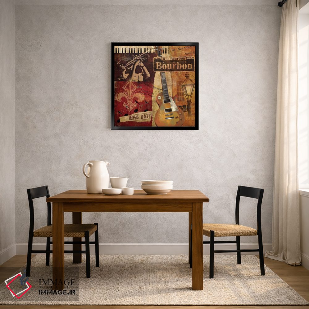 تابلو دکوراتیو خیابان بوربون اثر کنراد ناتسن - D4B