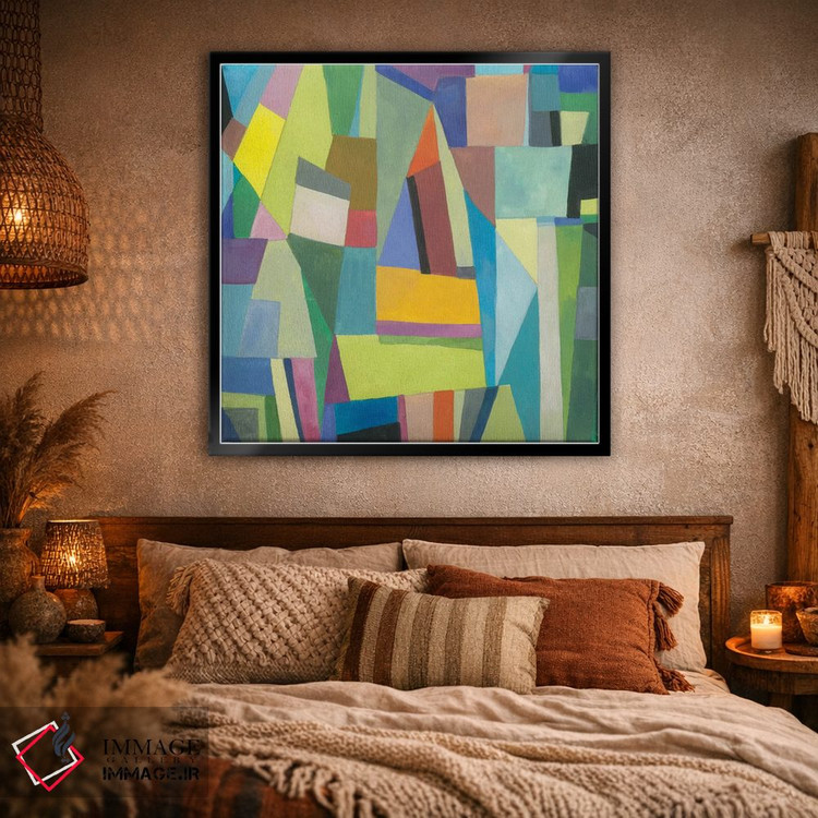 تابلو انتزاعی هامبورگ اثر کیم پارکر - D1B