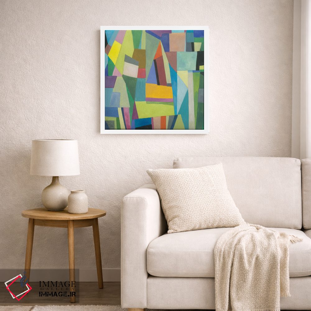 تابلو انتزاعی هامبورگ اثر کیم پارکر - D5W