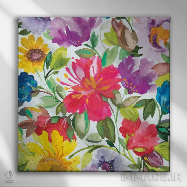 تابلو دکوراتیو ختمی ۲ اثر کیم پارکر - نمای روبهرو روی دیوار