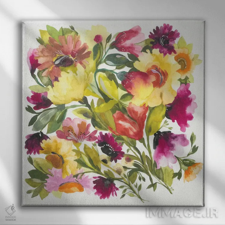 تابلو دکوراتیو باغ عشق اثر کیم پارکر - نمای روبهرو روی دیوار