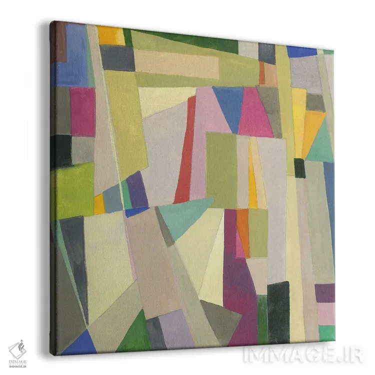 تابلو انتزاعی لندن اثر کیم پارکر - نمای پرسپکتیو محصول