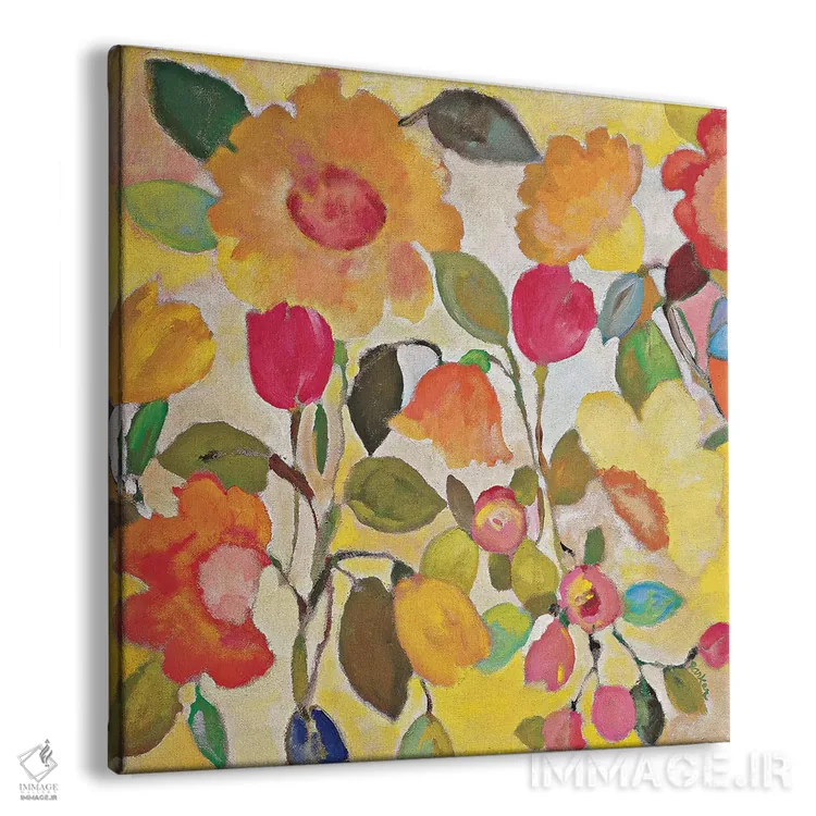 تابلو دکوراتیو باغ اقیانوسی اثر کیم پارکر - نمای پرسپکتیو محصول