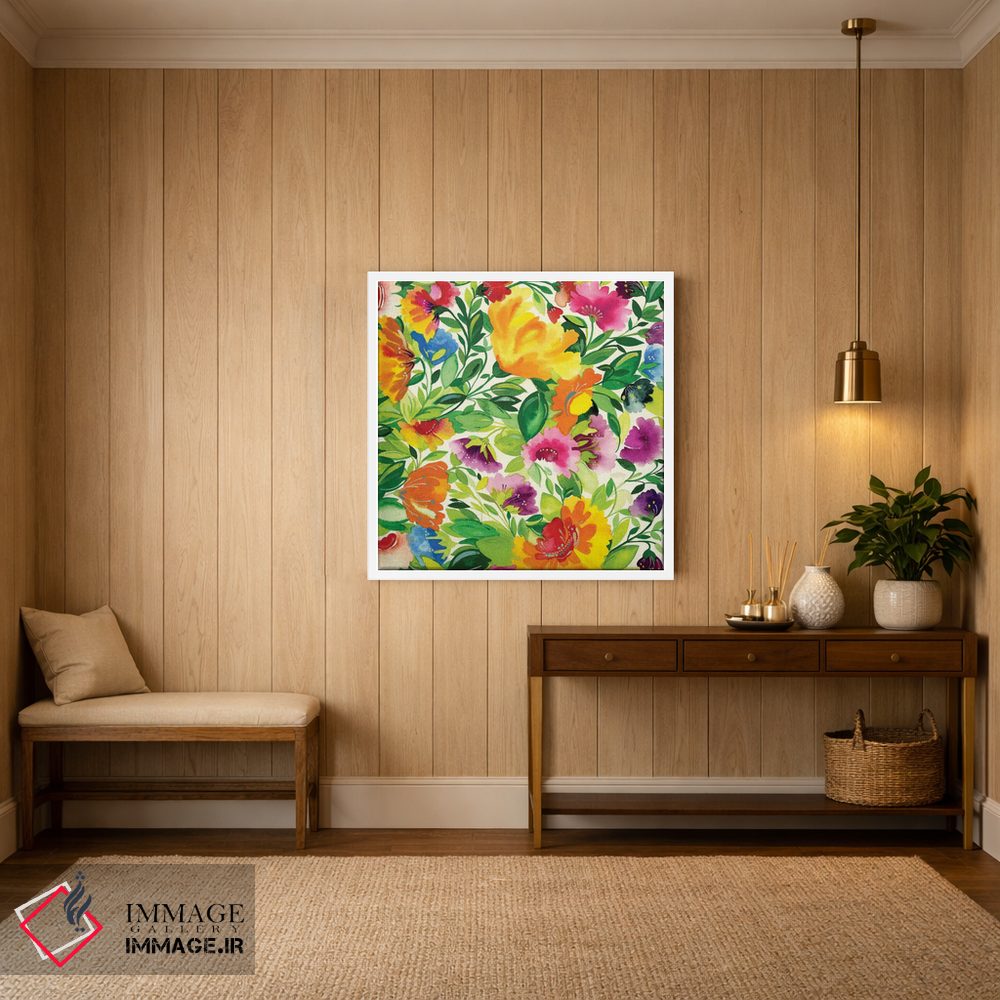 تابلو دکوراتیو دسته گل تیرماه ۲ اثر کیم پارکر - D2W