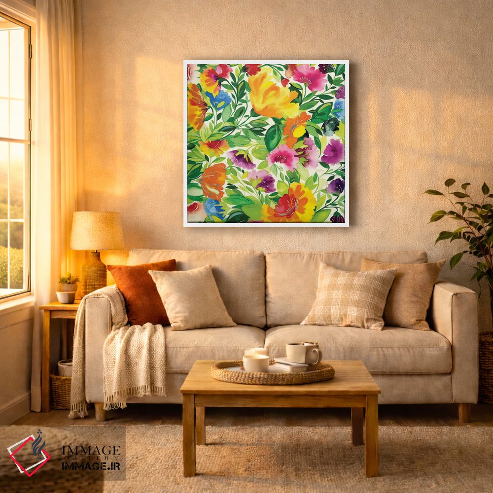 تابلو دکوراتیو دسته گل تیرماه ۲ اثر کیم پارکر - D4W