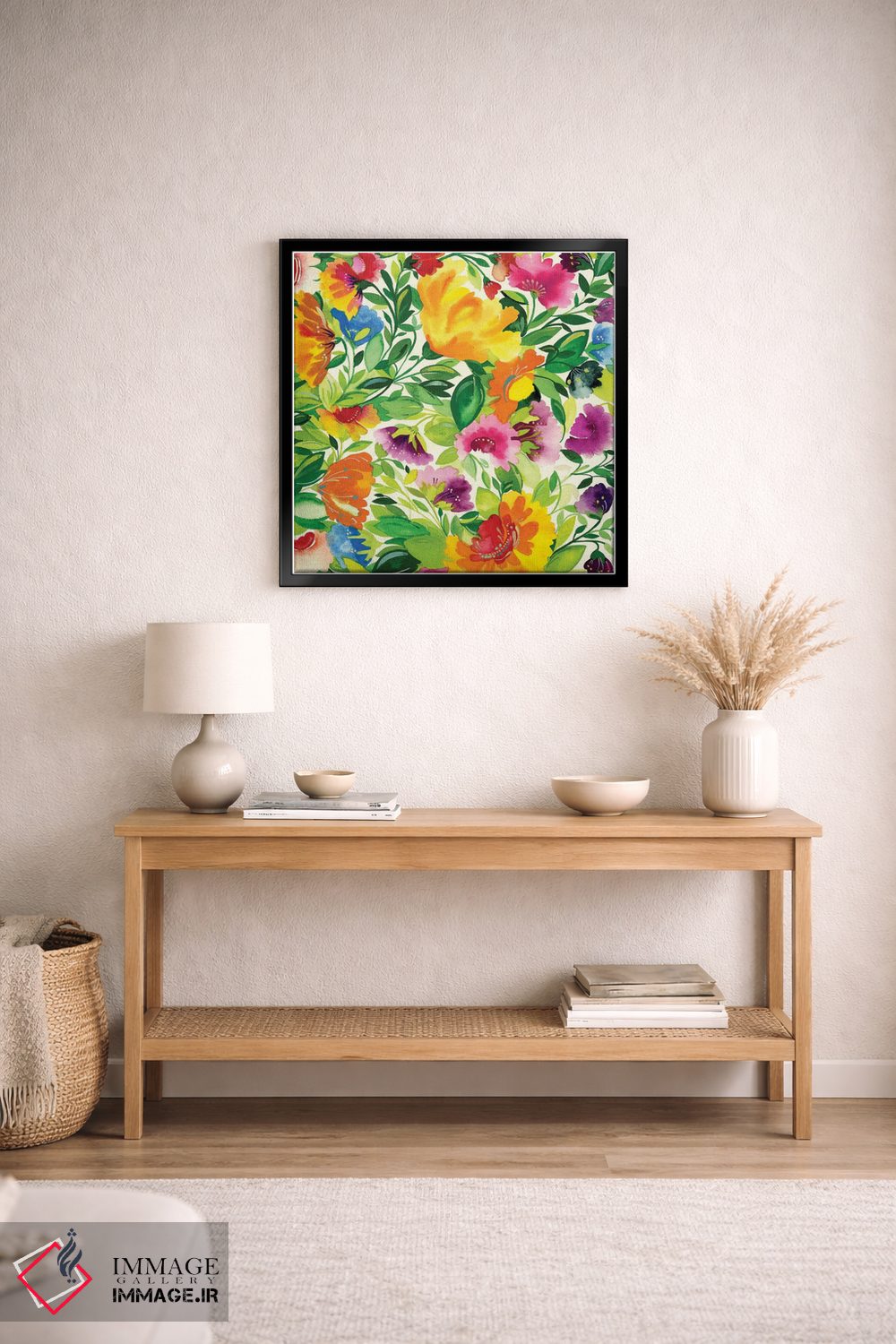 تابلو دکوراتیو دسته گل تیرماه ۲ اثر کیم پارکر - D3B
