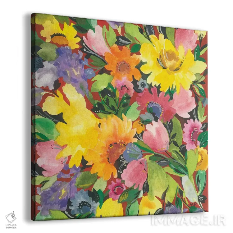 تابلو دکوراتیو باغ روسی اثر کیم پارکر - نمای پرسپکتیو محصول