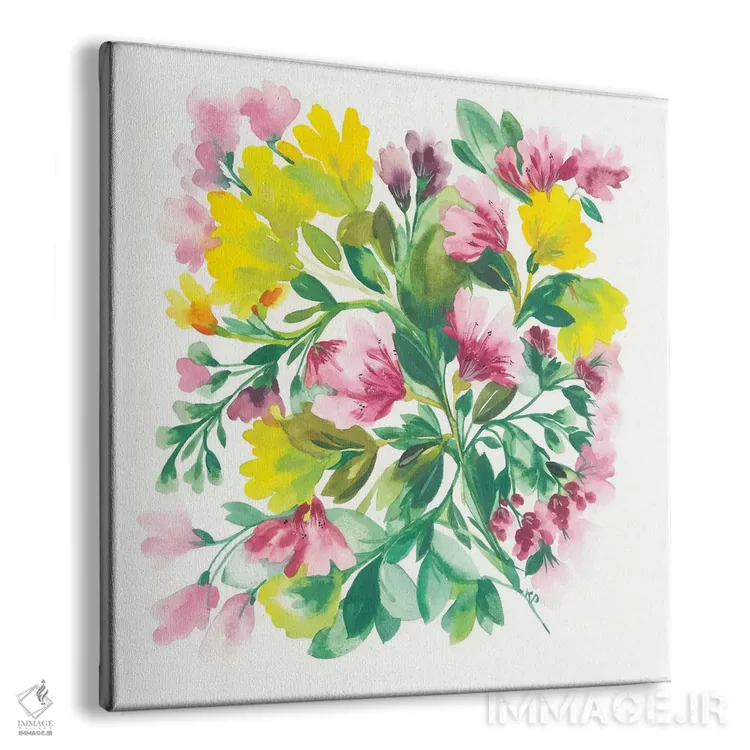 تابلو دکوراتیو زنبق پرویی اثر کیم پارکر - نمای پرسپکتیو محصول