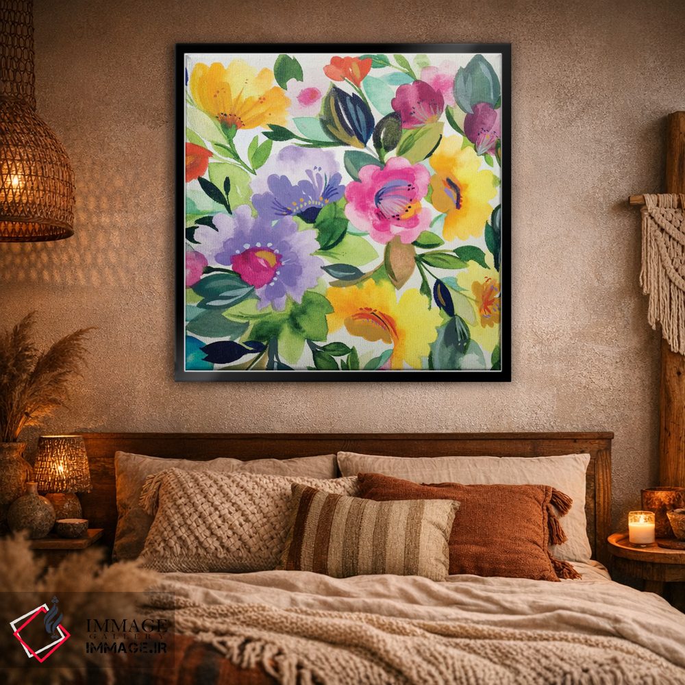 تابلو دکوراتیو زینیاهای اسطوخودوسی ۲ اثر کیم پارکر - D2B