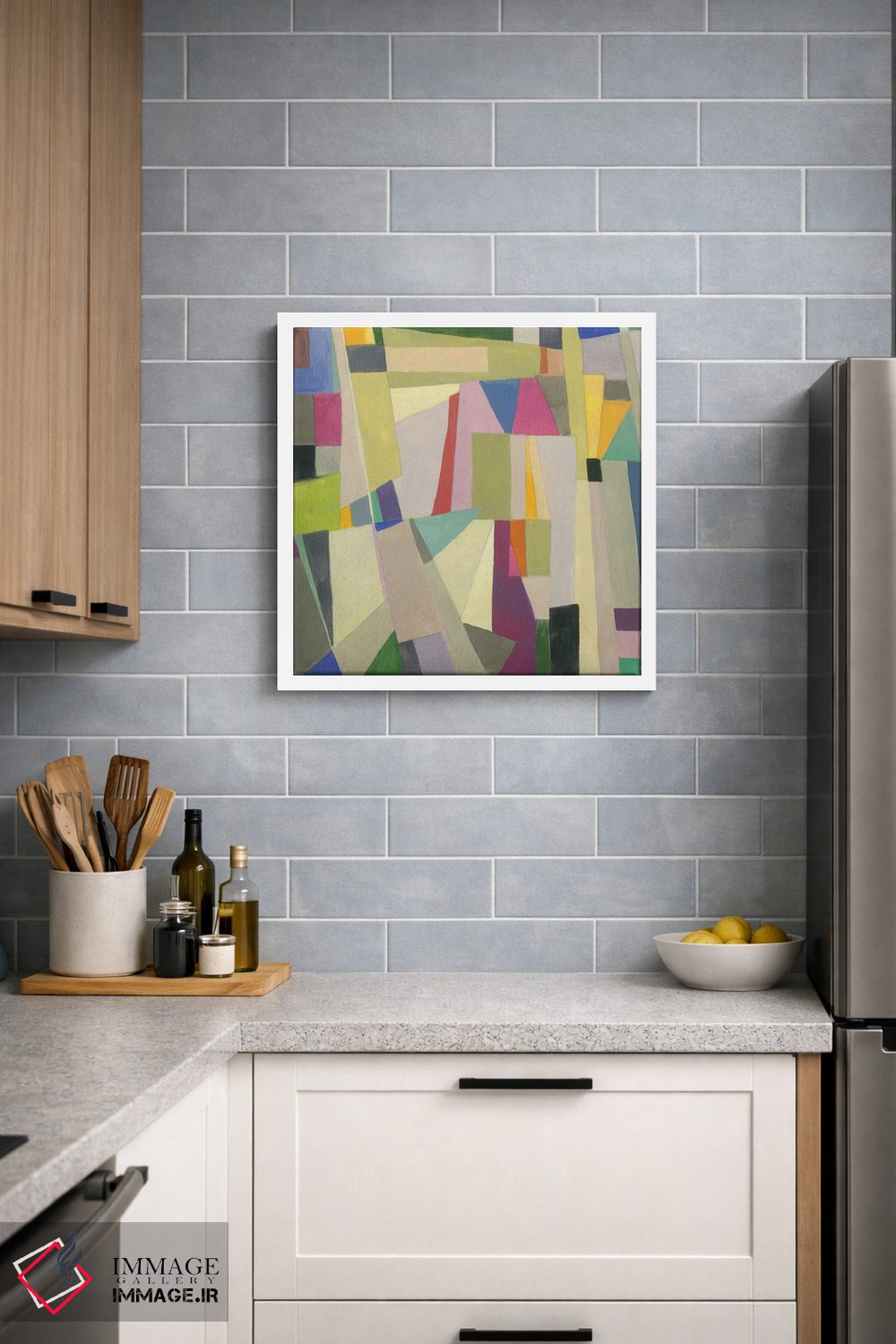 تابلو انتزاعی لندن اثر کیم پارکر - D2W