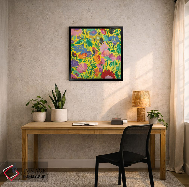 تابلو دکوراتیو باغ مکزیکی ۲ اثر کیم پارکر - D5B