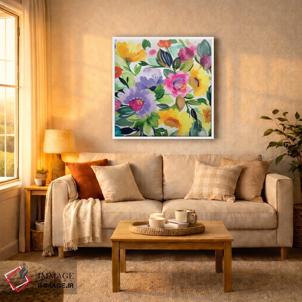 تابلو دکوراتیو زینیاهای اسطوخودوسی ۲ اثر کیم پارکر - D5W