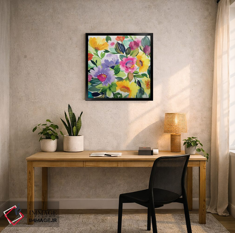 تابلو دکوراتیو زینیاهای اسطوخودوسی ۲ اثر کیم پارکر - D6B