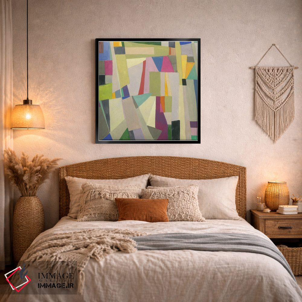 تابلو انتزاعی لندن اثر کیم پارکر - D4B