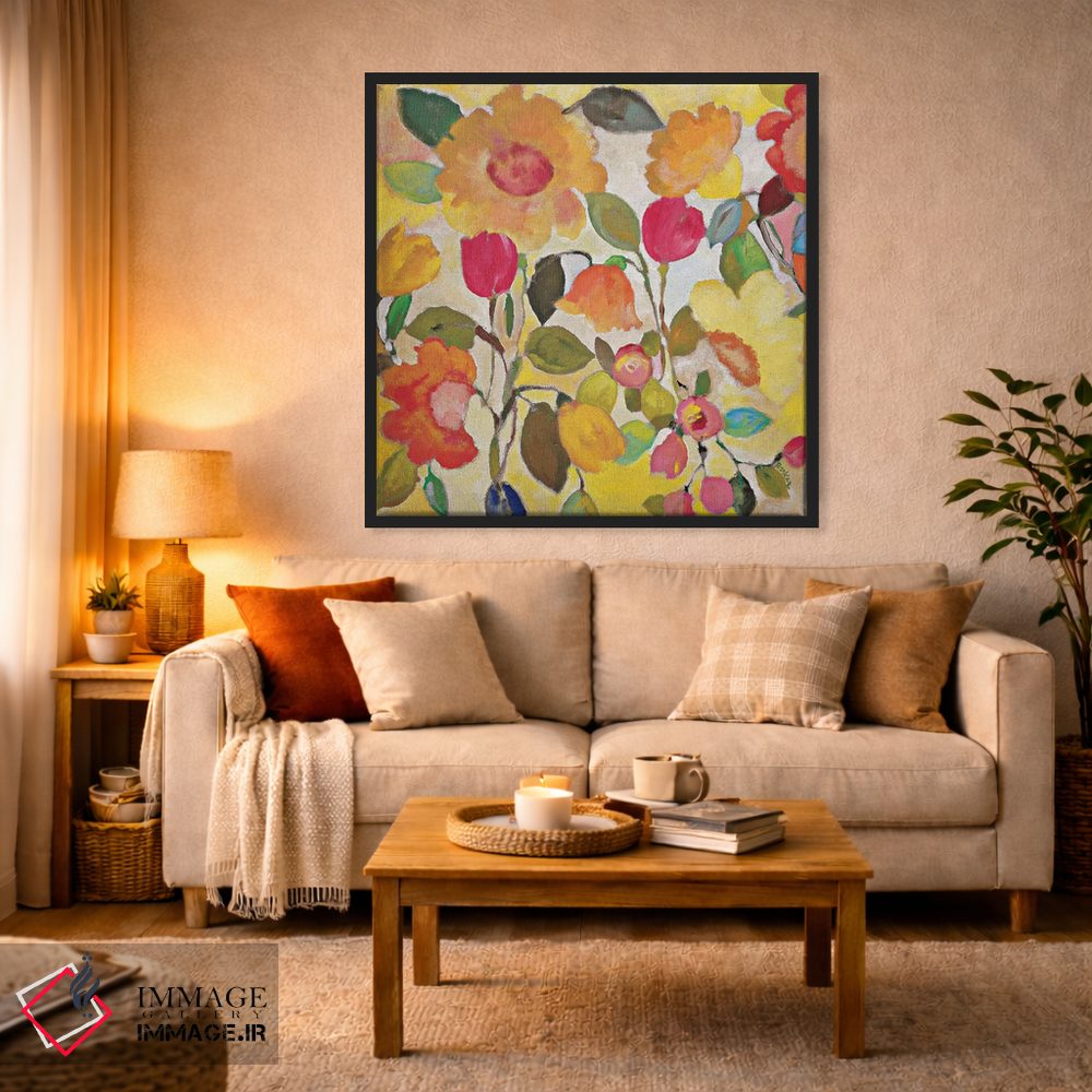 تابلو دکوراتیو باغ اقیانوسی اثر کیم پارکر - D5B