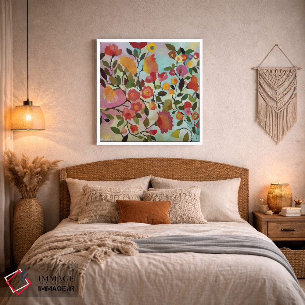 تابلو دکوراتیو طاق گل رز اثر کیم پارکر - D4W