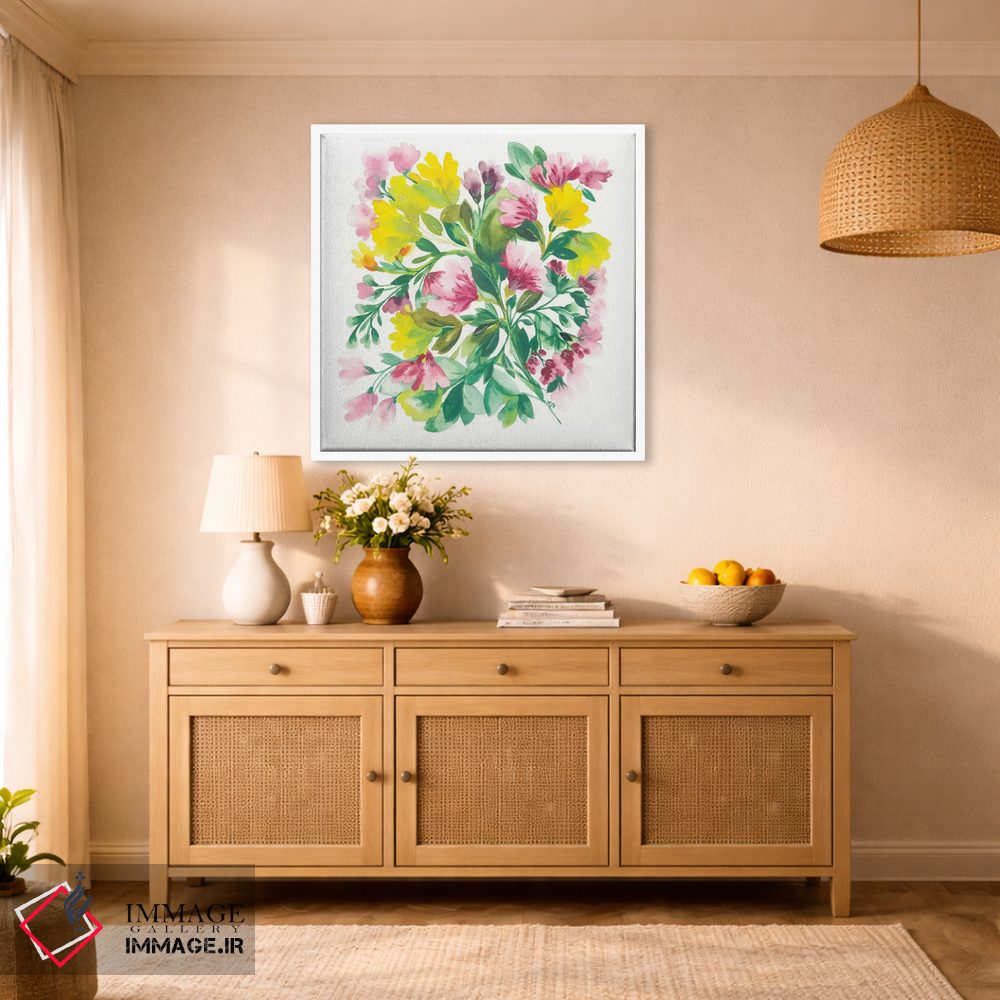 تابلو دکوراتیو زنبق پرویی اثر کیم پارکر - D1W