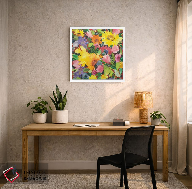 تابلو دکوراتیو باغ روسی اثر کیم پارکر - D5W