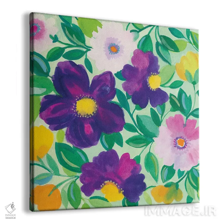 تابلو دکوراتیو پیچک صبحگاهی ۲ اثر کیم پارکر - نمای پرسپکتیو محصول