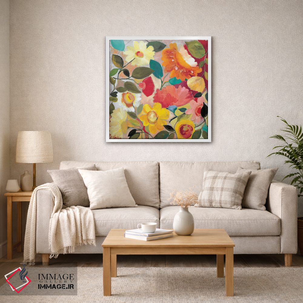 تابلو دکوراتیو باغ سرسبز اثر کیم پارکر - D1W