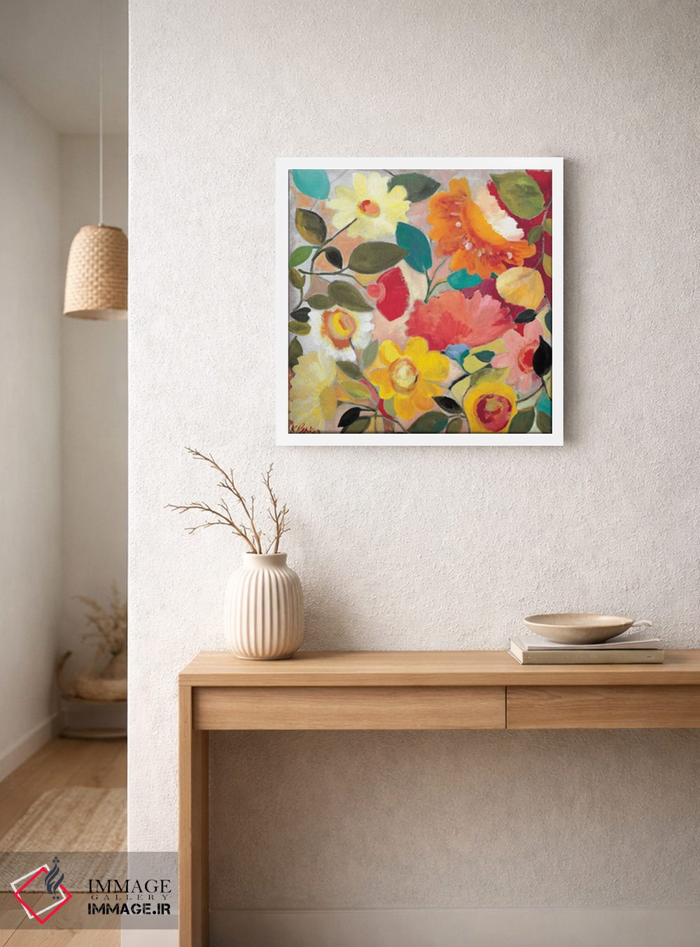 تابلو دکوراتیو باغ سرسبز اثر کیم پارکر - D3W