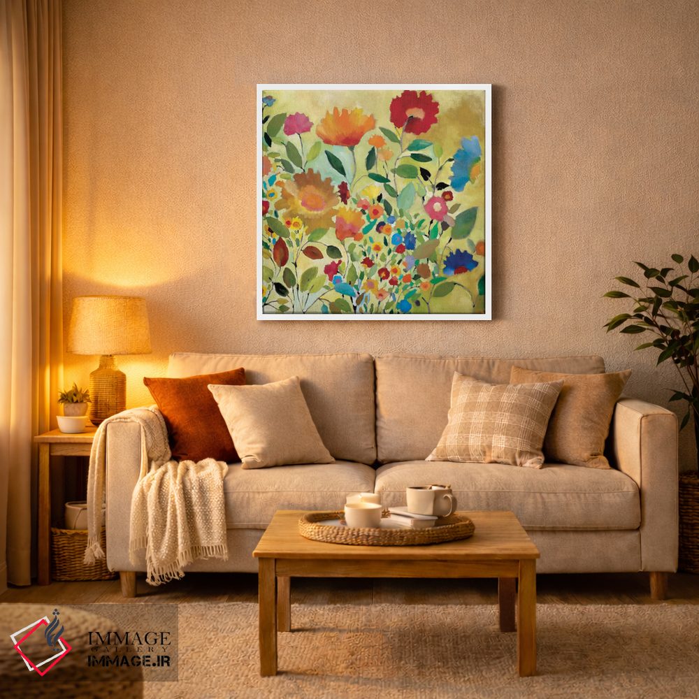 تابلو دکوراتیو چمنزار تابستانی اثر کیم پارکر - D2W