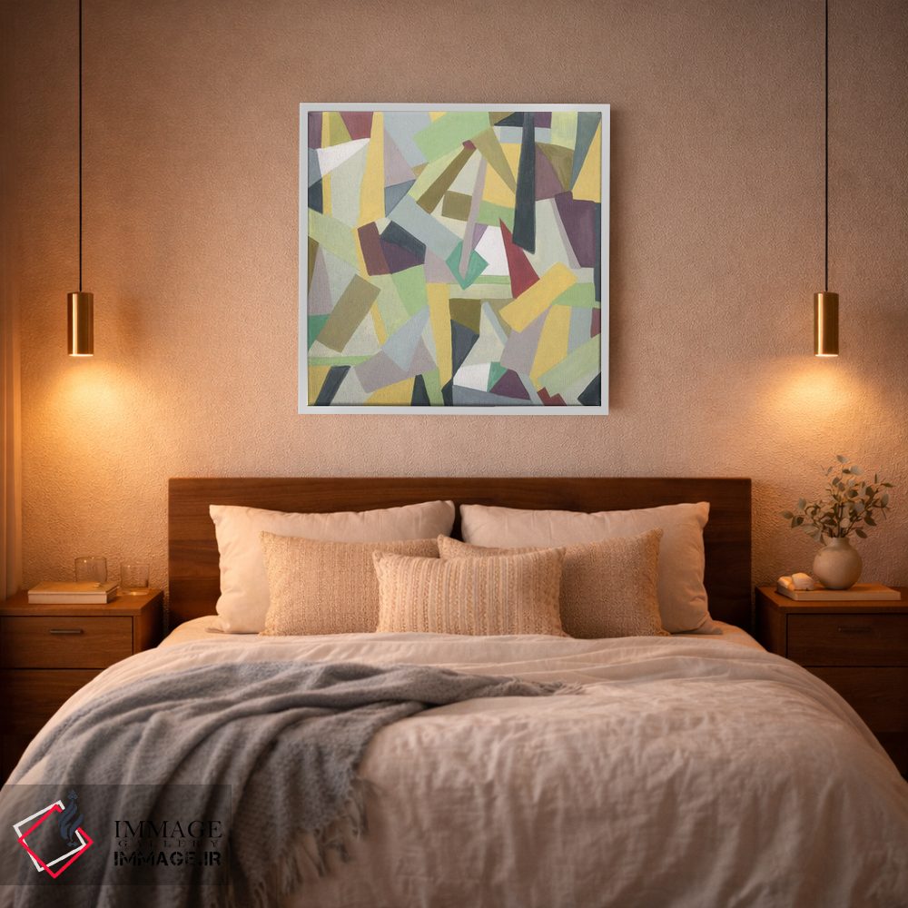 تابلو انتزاعی سانفرانسیسکو اثر کیم پارکر - D2W