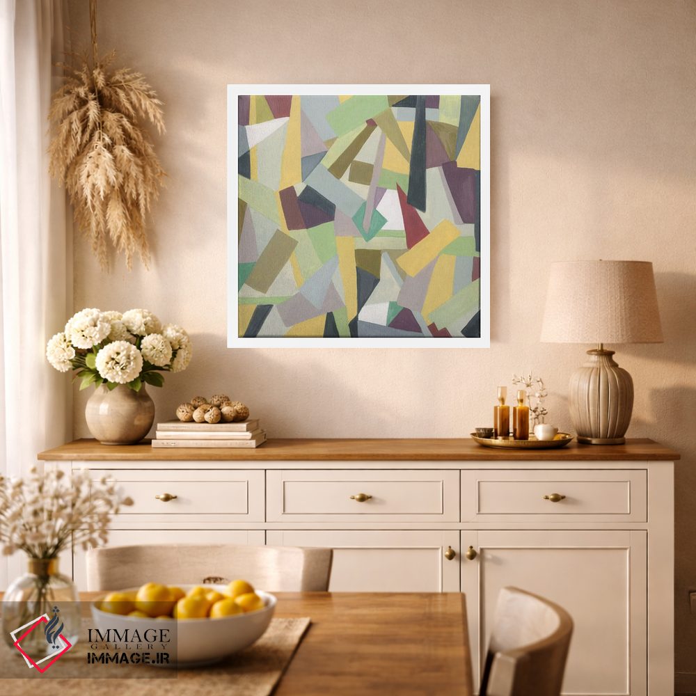 تابلو انتزاعی سانفرانسیسکو اثر کیم پارکر - D1W