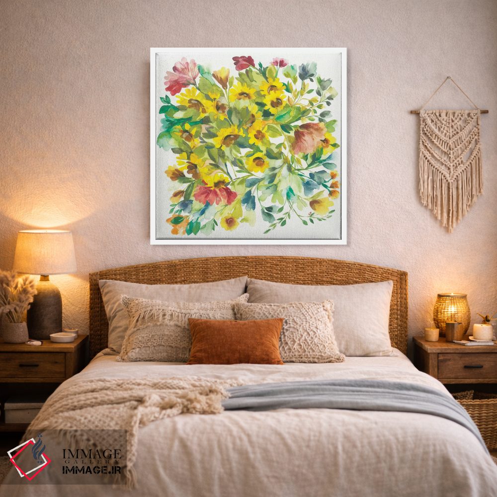 تابلو دکوراتیو دسته گل زمستانی اثر کیم پارکر - D3W