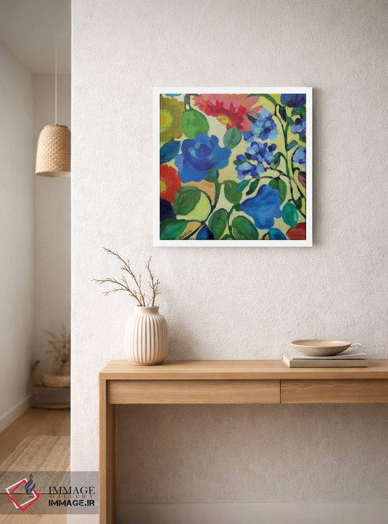 تابلو دکوراتیو هورتانسیاها اثر کیم پارکر - D3W