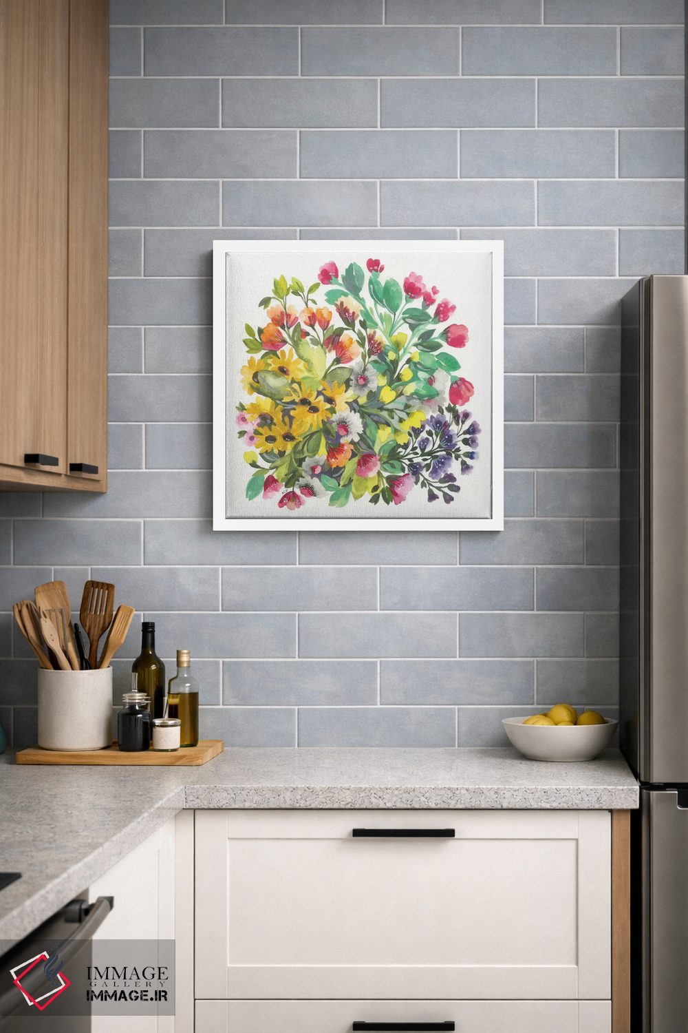 تابلو دکوراتیو گل های وحشی اثر کیم پارکر - D2W