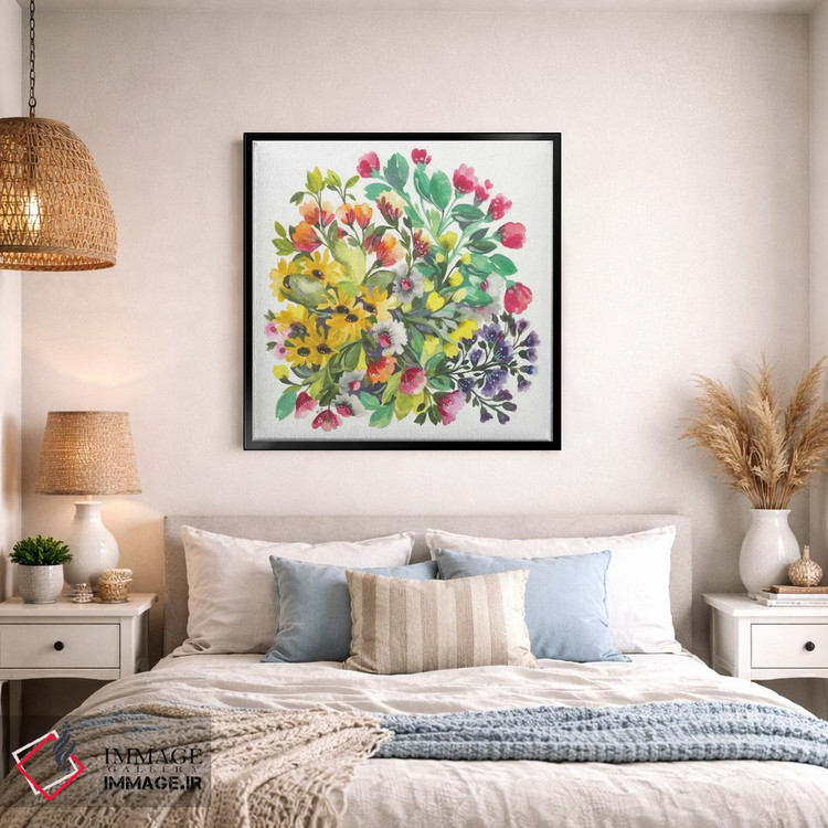 تابلو دکوراتیو گل های وحشی اثر کیم پارکر - D1B