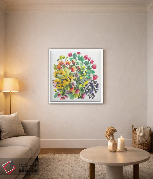 تابلو دکوراتیو گل های وحشی اثر کیم پارکر - D3W