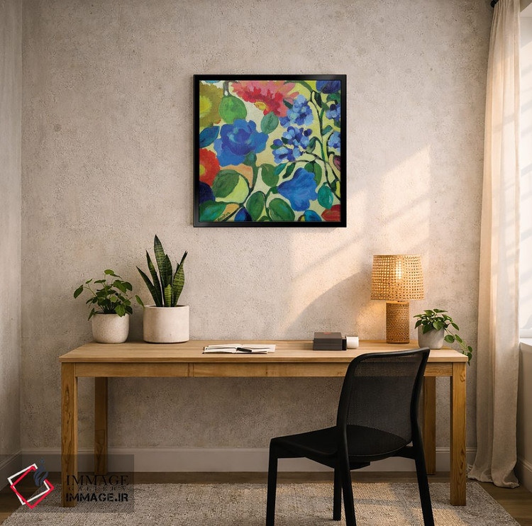 تابلو دکوراتیو هورتانسیاها اثر کیم پارکر - D6B