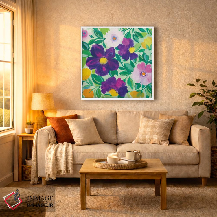 تابلو دکوراتیو پیچک صبحگاهی ۲ اثر کیم پارکر - D3W