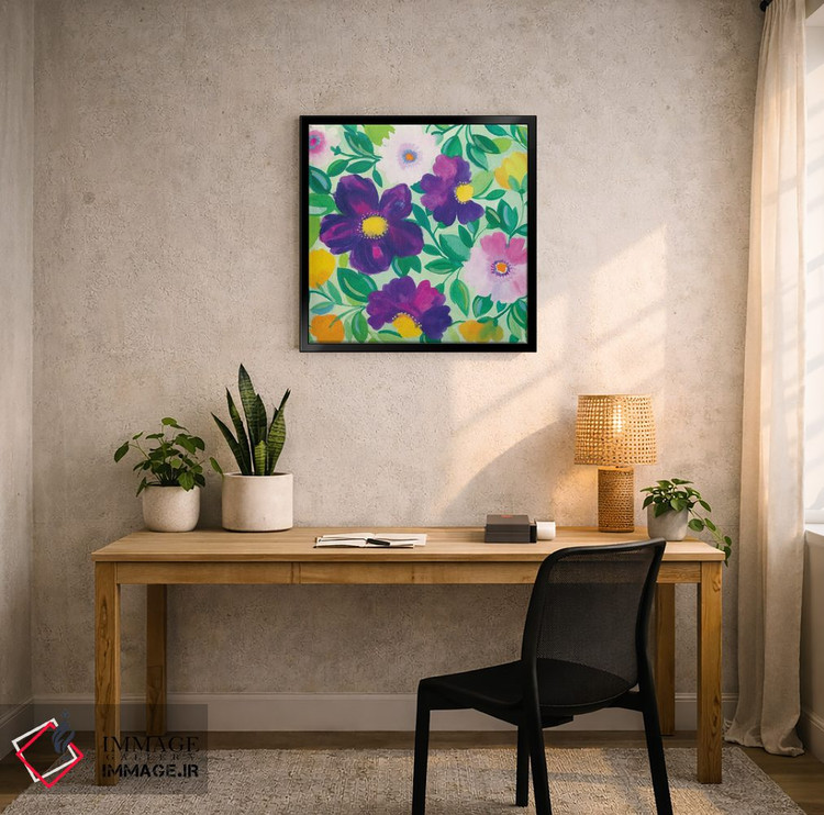 تابلو دکوراتیو پیچک صبحگاهی ۲ اثر کیم پارکر - D5B