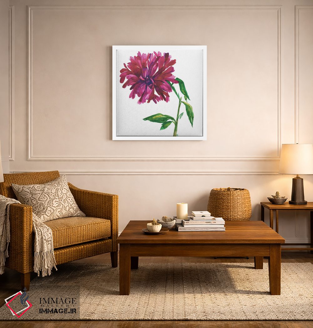 تابلو دکوراتیو مگنولیای ارغوانی اثر کیم پارکر - D4W