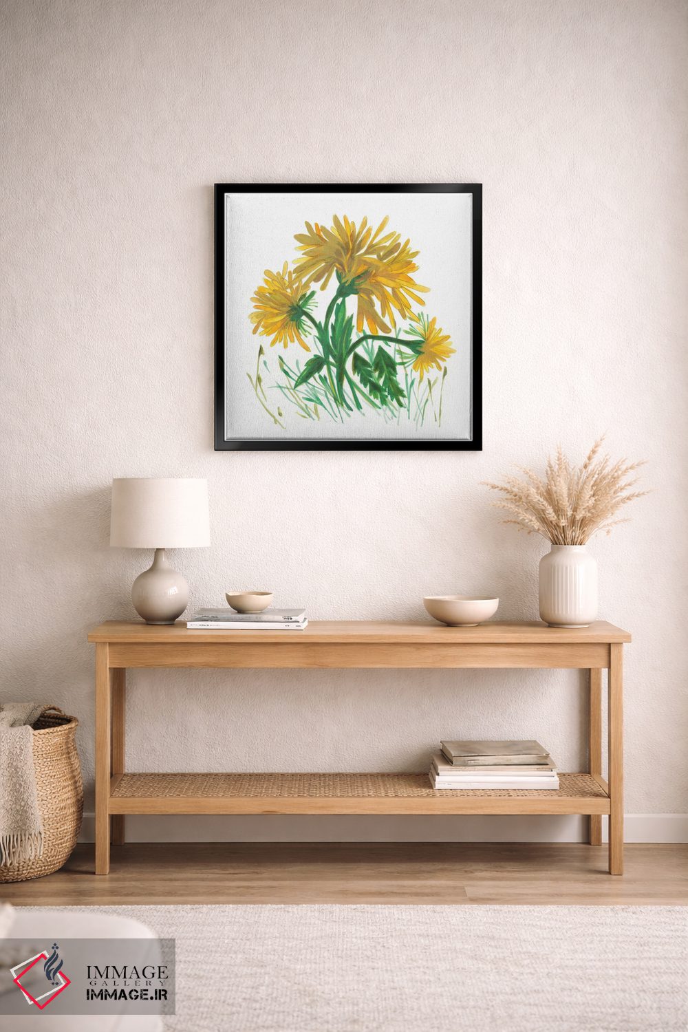 تابلو دکوراتیو قاصدک ها ۲ اثر کیم پارکر - D3B