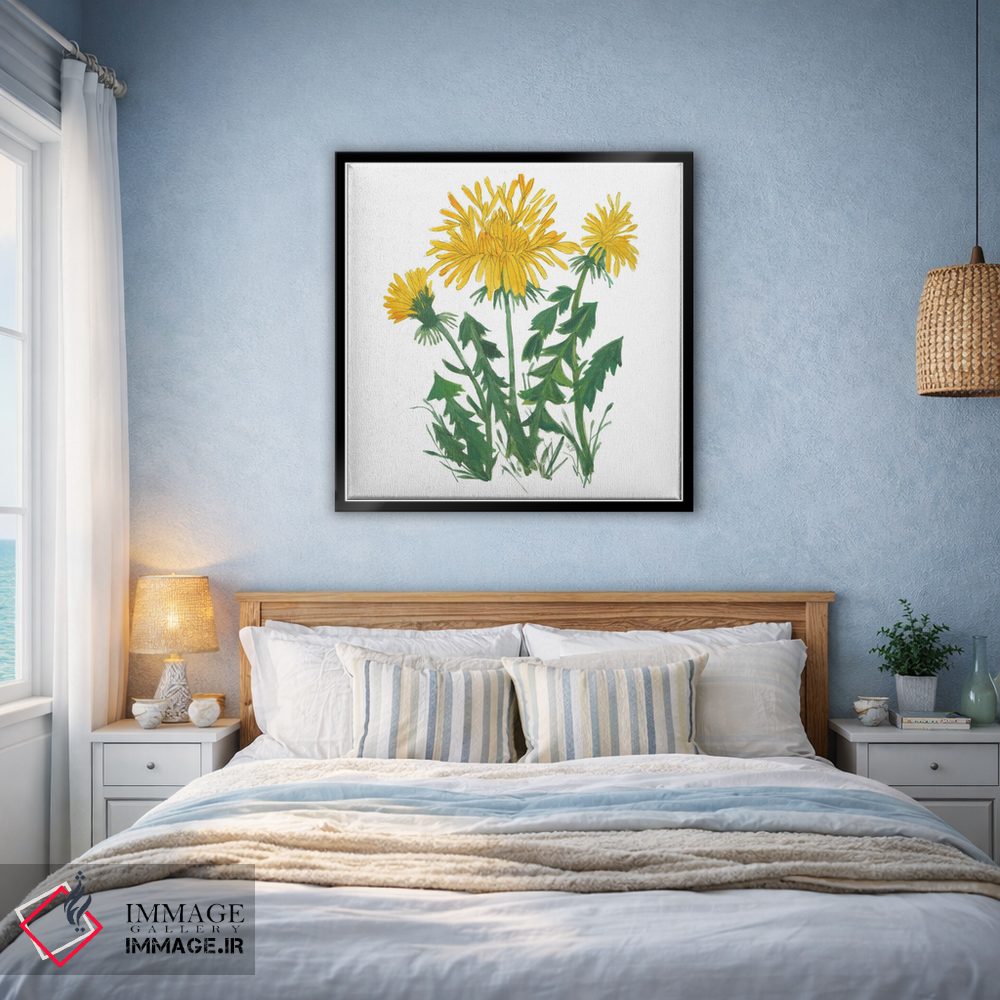 تابلو مدرن سه قاصدک اثر کیم پارکر - D4B