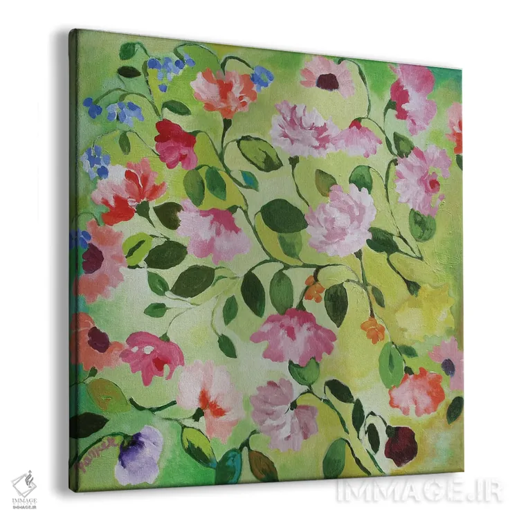 تابلو دکوراتیو مگنولیاها اثر کیم پارکر - نمای پرسپکتیو محصول