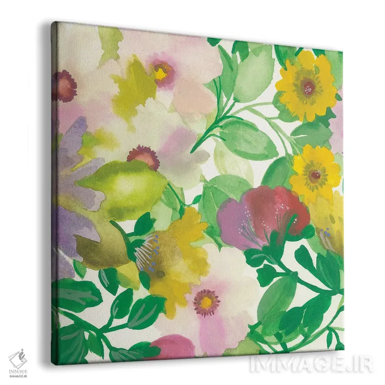 تابلو دکوراتیو دسته گل درخت گل یخ ۲۲A اثر کیم پارکر - نمای پرسپکتیو محصول