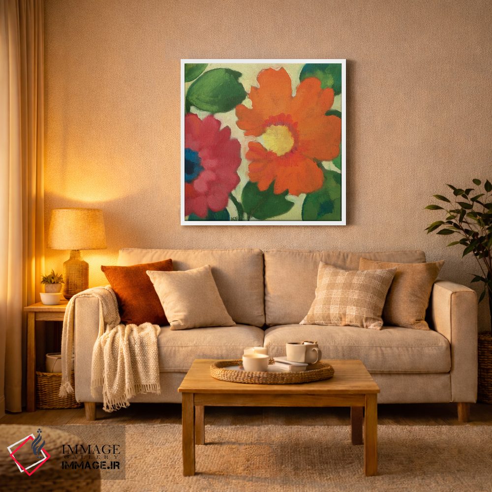 تابلو دکوراتیو باغ شقایق دریایی IV اثر کیم پارکر - D2W