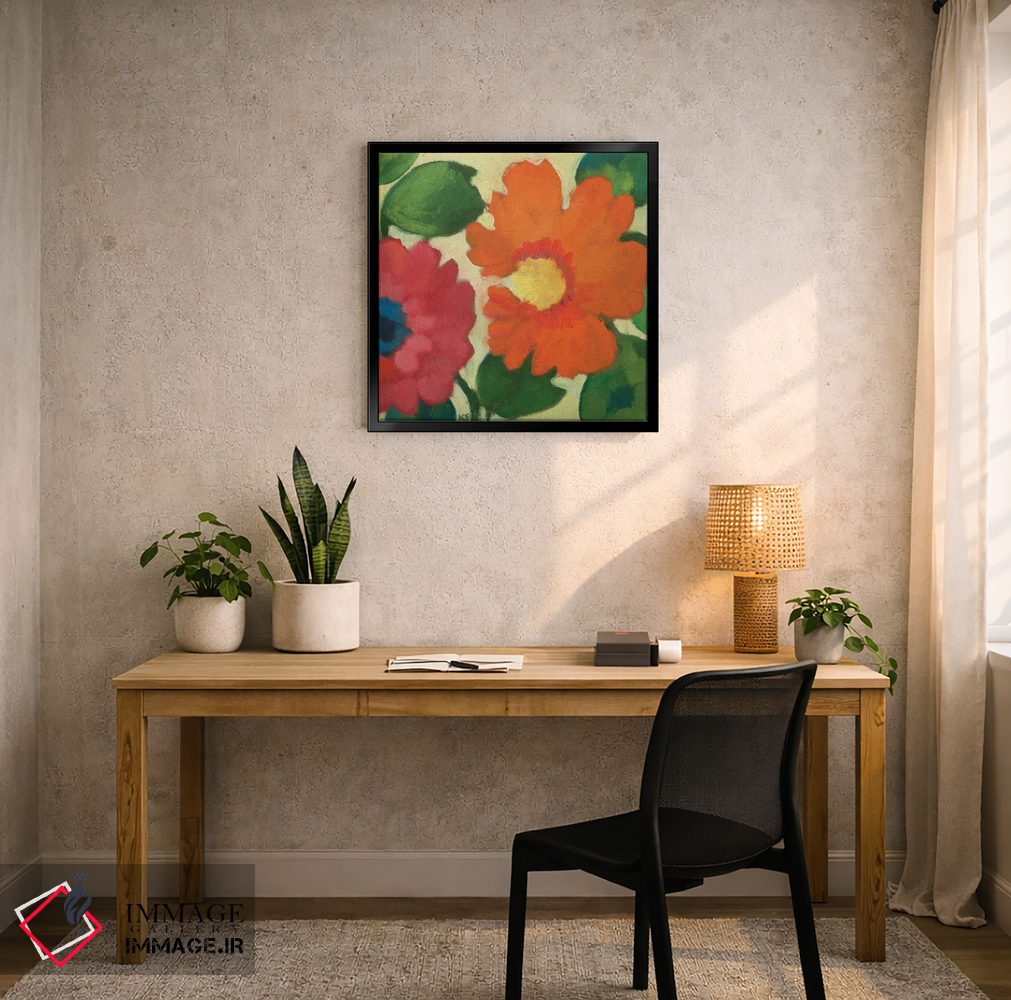 تابلو دکوراتیو باغ شقایق دریایی IV اثر کیم پارکر - D4B
