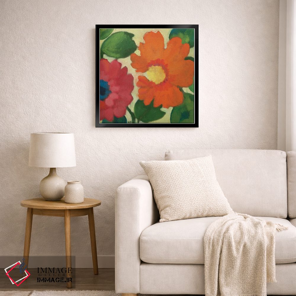 تابلو دکوراتیو باغ شقایق دریایی IV اثر کیم پارکر - D6B